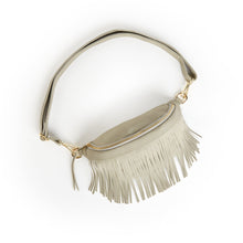 Load image into Gallery viewer, Removable Fringe Western Style Suede Bum Sling Hip Bag
