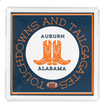 Load image into Gallery viewer, Acrylic Serving Tray - Gameday Boots Ready - AUBURN ALABAMA
