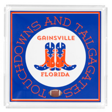 Load image into Gallery viewer, PREORDER Acrylic Serving Tray - Gameday Boots Ready - GAINSVILLE FLORIDA SHIPS 11/20
