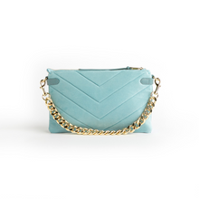 Load image into Gallery viewer, Velvet Envelope Bag with Gold Chain
