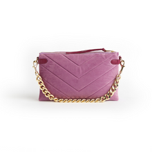 Load image into Gallery viewer, Velvet Envelope Bag with Gold Chain
