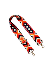 Load image into Gallery viewer, Boho Design Guitar Purse Strap - 7 Colors available
