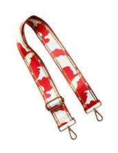 Load image into Gallery viewer, Camo Print Adjustable Bag Strap - Gold Hardware - 10 colors available
