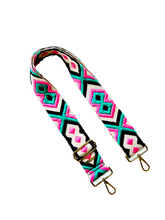 Load image into Gallery viewer, Boho Design Guitar Purse Strap - 7 Colors available
