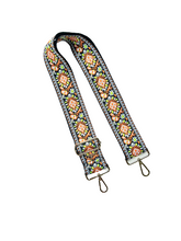 Load image into Gallery viewer, Embroidered Guitar Straps - Assorted Prints + Florals - 10 Available
