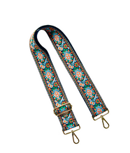 Load image into Gallery viewer, Embroidered Guitar Straps - Assorted Prints + Florals - 10 Available
