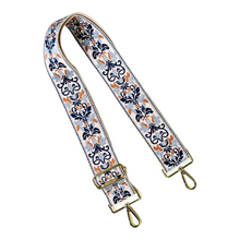 Load image into Gallery viewer, Embroidered Guitar Straps - Assorted Prints + Florals - 10 Available
