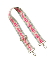 Load image into Gallery viewer, Embroidered Guitar Straps - Assorted Prints + Florals - 10 Available
