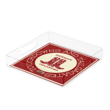 Load image into Gallery viewer, Acrylic Serving Tray - Gameday Boots Ready - NORMAN OKLAHOMA
