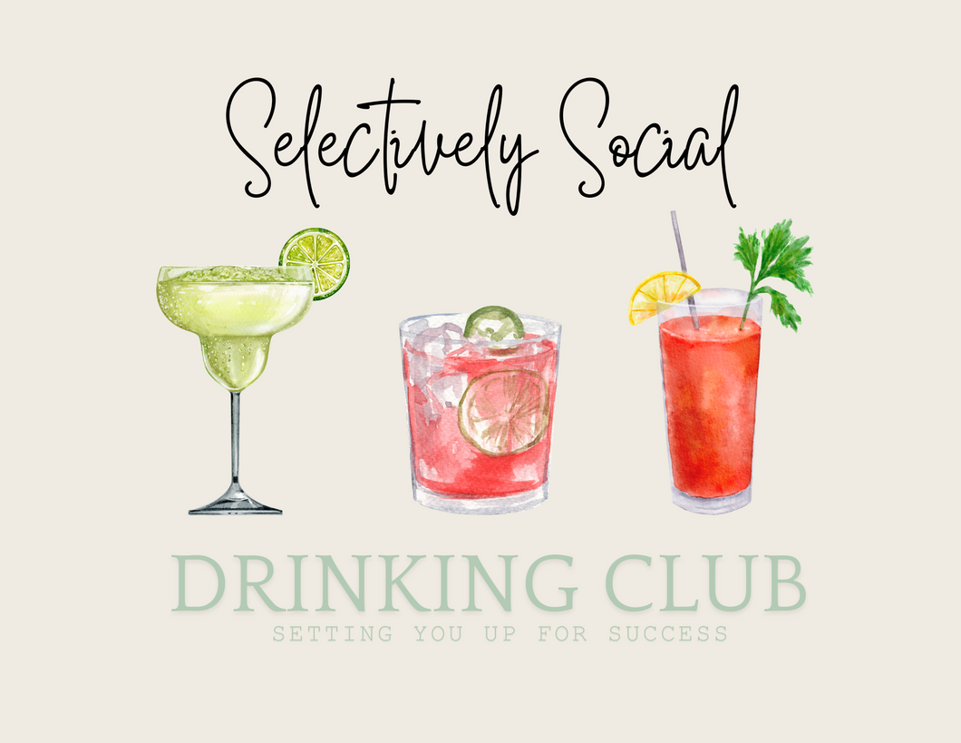 PREORDER Acrylic Serving Tray - Cocktail Collection - DRINKING CLUB SHIPS 11/20