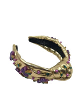 Load image into Gallery viewer, New Orleans French Quarter Embellished Gold Headband
