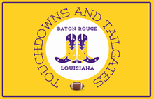 Load image into Gallery viewer, Acrylic serving Tray - Baton Rouge LOUISIANA LSU Collection - GAMEDAY 17X11 LARGE
