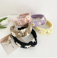 Load image into Gallery viewer, Flower Crochet Headbands
