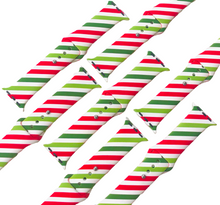 Load image into Gallery viewer, Green Red Stripe Apple Watch Band
