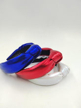 Load image into Gallery viewer, Vegan Leather knotted Headbands - Available in 3 colors
