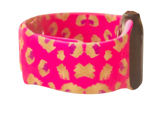 Pink Cheetah Apple Watch Band