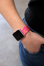 Load image into Gallery viewer, Pink Cheetah Apple Watch Band
