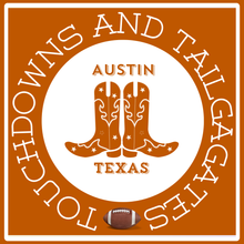 Load image into Gallery viewer, PREORDER Acrylic Serving Tray - Gameday Boots Ready - AUSTIN TEXAS SHIPS 11/20
