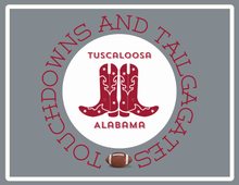Load image into Gallery viewer, Acrylic Serving Tray - Gameday Boots Ready - TUSCALOOSA ALABAMA
