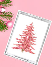 Load image into Gallery viewer, Acrylic Serving Tray - Pink Tree
