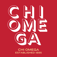 Load image into Gallery viewer, Acrylic Tray - Sorority Collection - CHI OMEGA - BLOCK LETTERS
