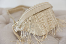 Load image into Gallery viewer, Metallic Removable Fringe Western Style Suede Bum Sling Hip Bag
