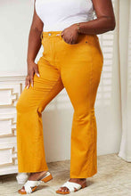 Load image into Gallery viewer, Judy Blue Full Size High Waist Tummy Control Garment Dyed Flare Jeans
