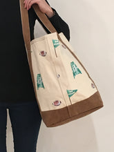 Load image into Gallery viewer, Football Canvas Tote
