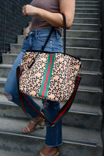 Load image into Gallery viewer, Tan Cheetah Neoprene Tote
