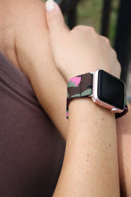 Load image into Gallery viewer, Pink Camouflage Adjustable Fabric Apple Watch Band
