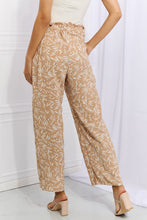 Load image into Gallery viewer, Heimish Right Angle Full Size Geometric Printed Pants in Tan
