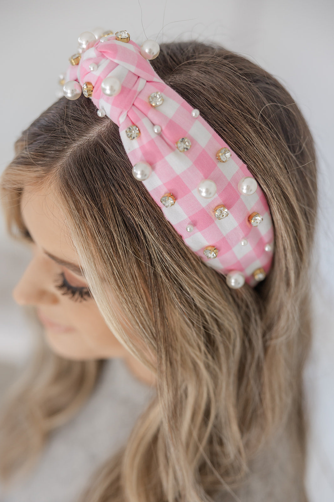 Gingham headband online