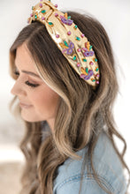Load image into Gallery viewer, New Orleans French Quarter Embellished Gold Headband
